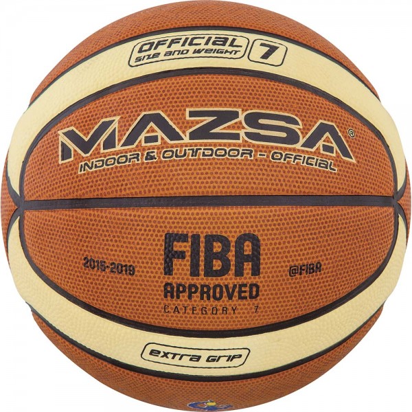 BASKETBALL  MAZSA #7 CELLULAR RUBBER - FIBA APPR.